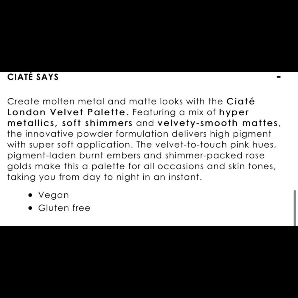 Ciate 12 beautiful